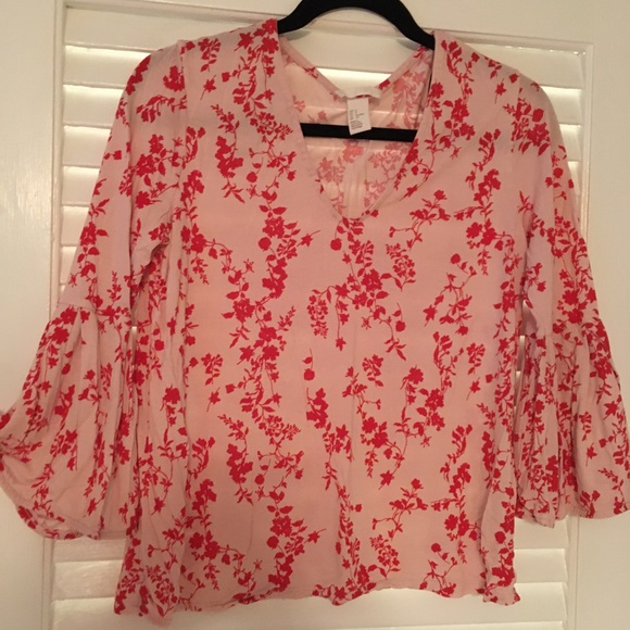 H&M floral top - Picture 1 of 4